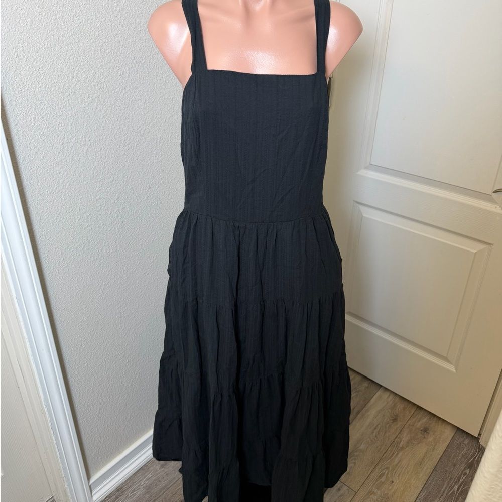 Joie Black Sleeveless Maxi Dress Sz M